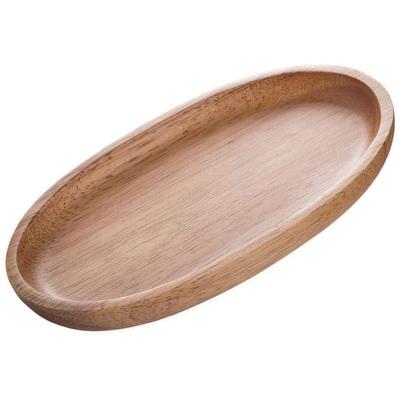 China LOGO Packing Decorative Slate Serving Customized Viable Boards Wooden Serving Tray Round Serving Tray for sale