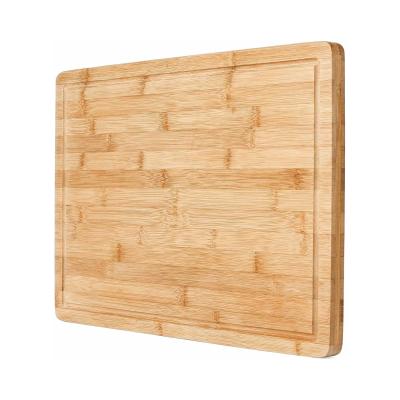 China High End Sustainable Bamboo Cutting Board White Chopping Board Food Over Sink Cutting Board for sale