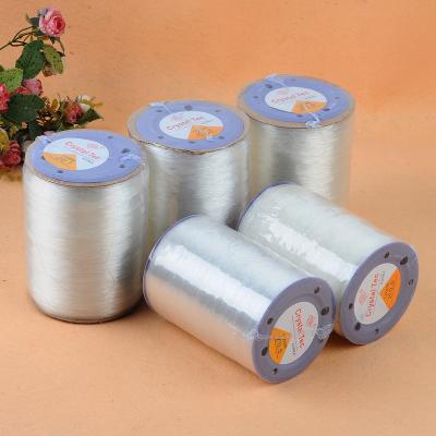 China Line 0.5mm 0.6mm 0.7mm 0.8mm 1.0mm 1000 meters white elastic wire material for jewelry making for sale