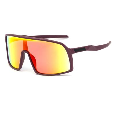 China 2021New fashion sunglasses colorful bicycle glasses for riding men1998 sunglasses outdoor sports sunglassesOne-piece for sale