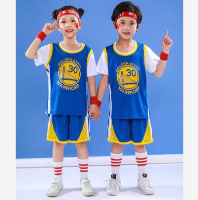 China Bulls 30Children's QUICK DRY clothing two piece basketball wear collar kindergarten performance clothing racing suit3XS-2XL for sale