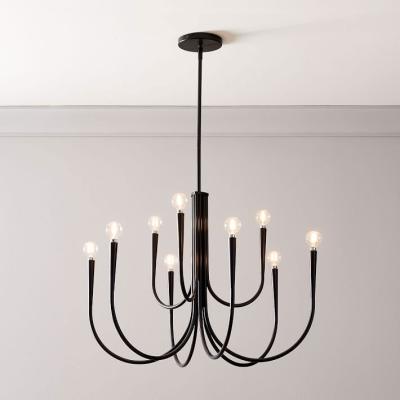 China Modern Modern Iron Chandelir for Living Room and Bedroom for sale