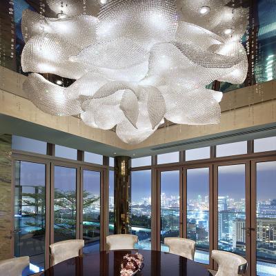 China Modern Custom Design Decoration Project Hotel Lobby Large Luxury Crystal Large Chandelier for sale