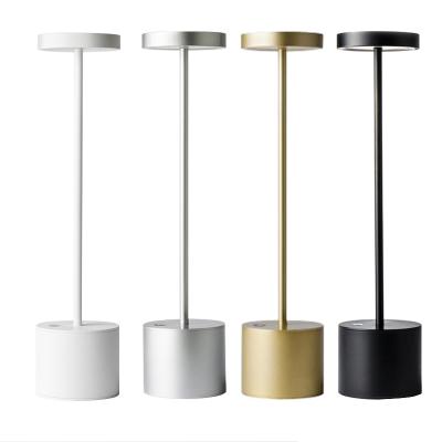 China Industrial Modern Restaurant Wireless Rechargeable USB Led Table Lamp for sale