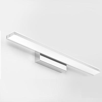 China Hot-selling post-modern stainless steel wall lamp hotel bathroom minimalist acrylic led mirror light front for sale