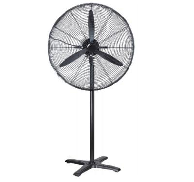 China cross base 3 speeds with 3 aluminum blades manufacture factory 24 inch electric industrial stand fan for sale