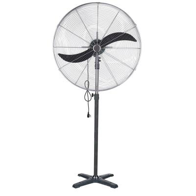 China Heavy Dust Copper Motor 20 26 30 inch Crown Industrial Stand Fan Wall Fan with 3 Speeds for sale