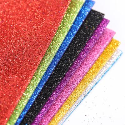 China Factory Price Durable Craft Foam Sheets Colorful Glitter Eva A4 Size Foam Sheets For Handcraft for sale