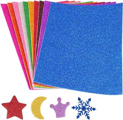 China Factory Durable Eva Foam Paper Diy Glitter Foam Sheets Crafts for sale