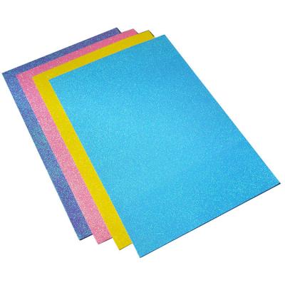 China 40x60cm Durable Goma Fomix Bulk Covers Factory Price Color Eva Foam Glitter Sheet for sale