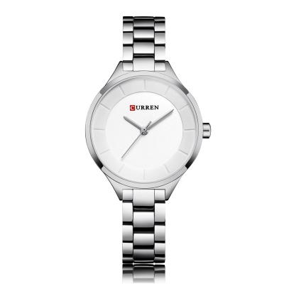 China New Style Women Water Resistant CURREN 9015 Quartz Korean Minimalist Watch Ladies Casual Stainless Steel Band Wristwatches for sale