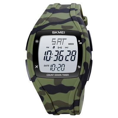 China Outdoor Date Skmei 1610 Men's Automatic Digital Watches Chronometer 50M Waterproof Wach Military Camouflage Multifunction Clock for sale