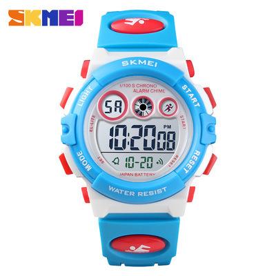 China Skmei 1451Fashion Automatic Luxury Waterproof Children's Date Boys Digital LED Alarm Date Sports Wristwatches Kids Gifts for sale