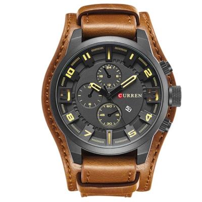 China CURREN 8225 Chronograph High Quality Japanese Movement Waterproof Luminous Alloy Men's Quartz Analog Men's Wristwatches for sale