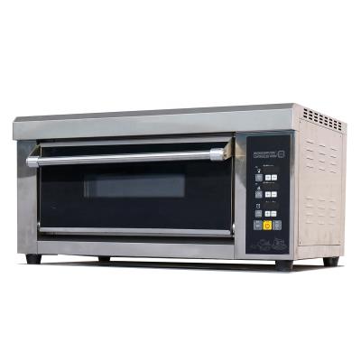 China Commercial Stone Base Household Gas Platform Supplying Single Pizza Oven For Bakery for sale