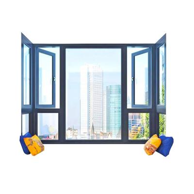 China Swing China Made New Technology Sliding Windows Double Alloy Glass Frame for sale