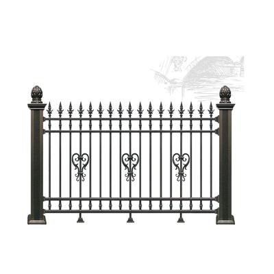 China Contemporary Factory Wholesale Outdoor Steel Railing Wrought Iron Balcony Railings for sale