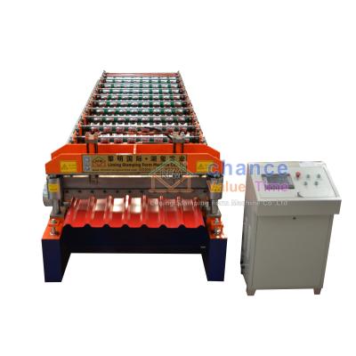 China Full Automatic Colored Steel Roofing Hotels Sheet Making Machinery for sale