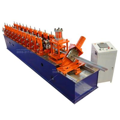 China Hotels C U Shape Light Machine Ceiling Grid Steel Framing Clips Machine Steel Structure Drywall Profile Making Machine for sale