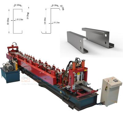 China Automatic durable in use c z purlin roll forming machine full automatic steel frame and purlin machines for sale