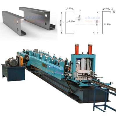 China Automatic High Precision Fully Automatic Customized CZ Purlin Roll Forming Machine for sale