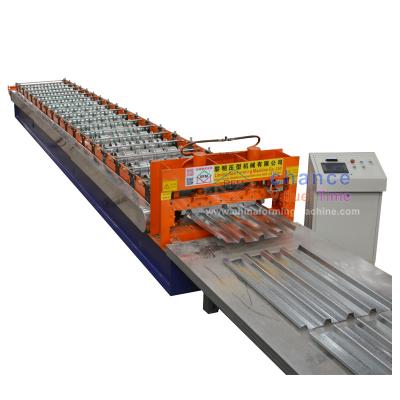 China Ibr Hotels Roofing Corrugated Iron Sheet Roll Forming Machine For Making Roof Sheet for sale