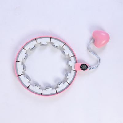 China Detachable ABS Indoor GYM Exercise With Smart Count Polynesian Dance Ring Hoop 15knots for sale