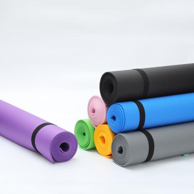 China Fitness Equipment Application 10MM Thickness Yoga Accessories Indoor Exercise Fitness Equipment Home Yoga Mat for sale