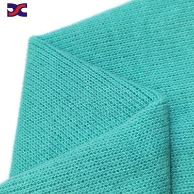 China Spandex 310gsm Rayon Polyester Wicking Stretch Bonds French Rib Knit Fabric For Body Heat Flat French Underwear With Brushed Fabric for sale