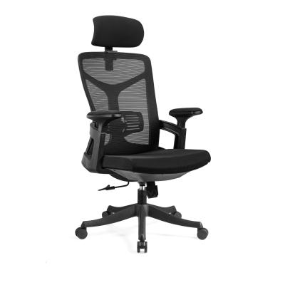 China Luxury Adjustable Staff High Back Mesh Executive Ergonomic Office Chair Office Furniture (Size) for sale