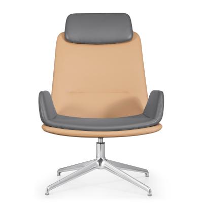 China Modern Swivel Swivel Mesh Ergonomic Headrest Office Chair Leather Executive Office Computer Chair for sale