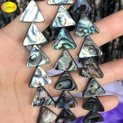 China 100% Natural Color As Per Photo Abalone Shell Triangle Beads Paua Shell Beads Wholesale Abalone Beads for sale