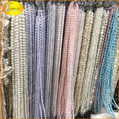 China 100% Natural Color As Per Photo Natural BROOM White 15mm 6mm 8mm 10mm 12mm Pearl Shell Beads White Mother Of Pearl Beads for sale