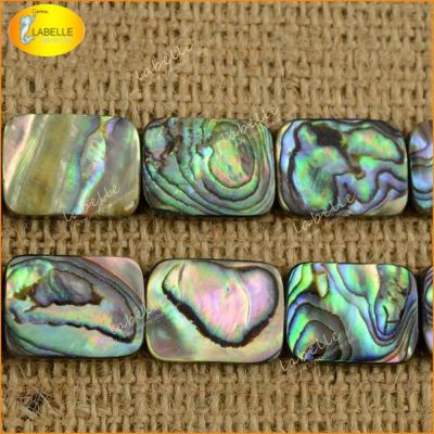 China 100% Natural Color As Per Photo Black Shell Rectangle Square Beads Pearlescent Spell 14x10mm for sale