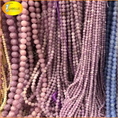 China Natural Jade Stone Beads 100% Natural Energy Stone Color Jade Gemstone Beads For Jewelry Making for sale