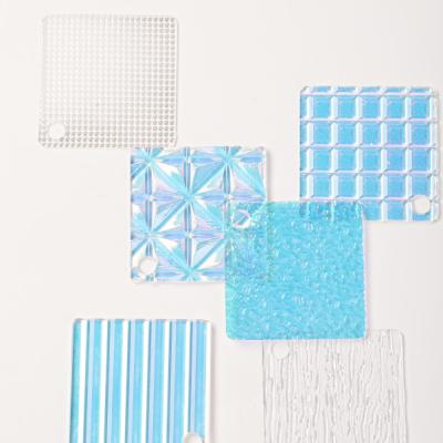 China Rainbow Lucite Sheet Acrylic Flexible Textured Clear Melt Acrylic Glass Acrylic Sheet for sale