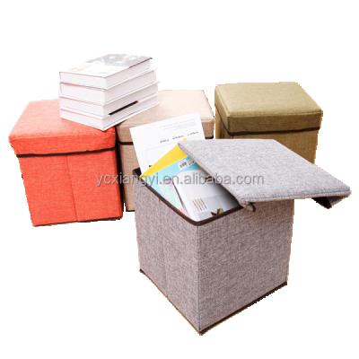 China Sustainable Multifunctional Cheap Sturdy Sitting Foldable Kids Shoe Storage Box for sale