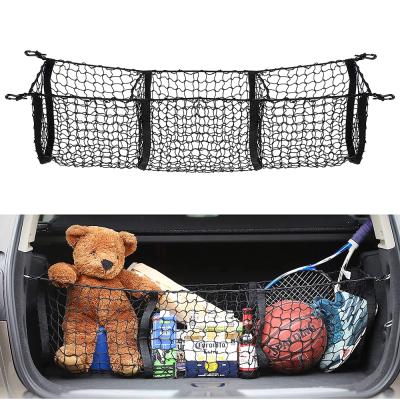 China New Design Luxury Premium Quality Large Capacity Cargo Net Truck Adjustable Elastic Universal Stretch Net With Hooks for sale