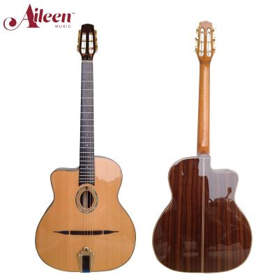 China Gypsy Hole or Gypsy Oval Jazz Guitar (AGJ160) Hole Guitar D for sale