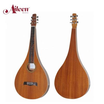 China Hawaiian Guitar Teardrop Shape Weissenborn Lap Acoustic Hawaiian Guitar (AW660L-T) for sale