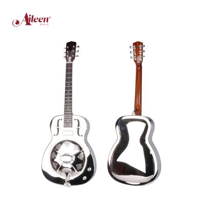 China High Quality Copper Body With Nickel Plated High Quality Resonator Metal Body Electric Guitar (RGS- M110E) for sale