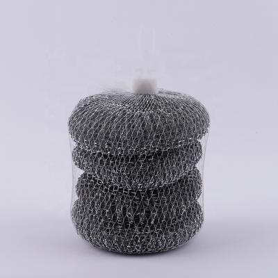 China Sustainable household utensils scrub doble wire esponjilla acerada USO pot scourers for sale