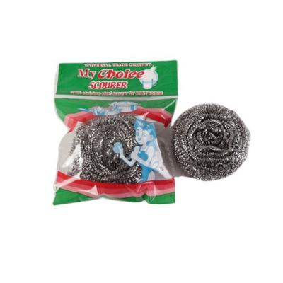 China Esponja acero 40G stainless steel metal scourer alambre viable esponja for sale