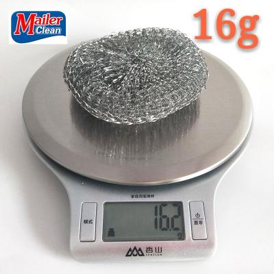 China Durable Hand Made Galvanized Mentel Mesh Scourer With Gram Weight Customized for sale