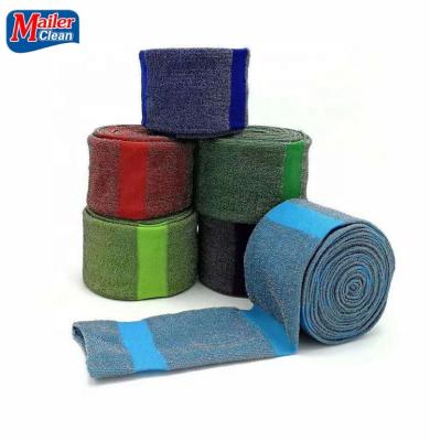 China Durable Sponge Cloth Non-Scratch Scrubber Stainless Steel Wire Material Scrubber Cloth for sale