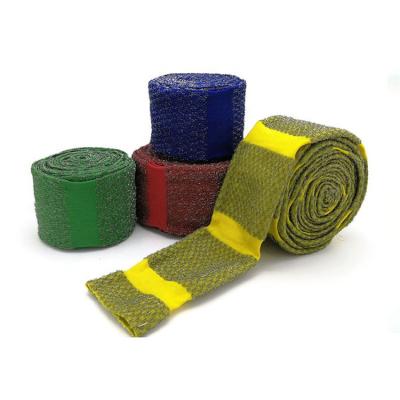 China Durable PET Yarn Sponge Scouring Pad Cloth Used In Kitchen for sale