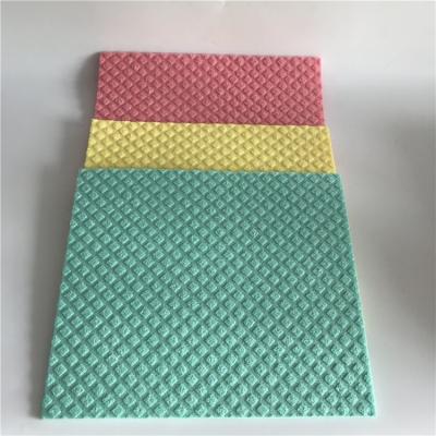 China Sustainable Hydrophilic Cellulose Sponge Cloth Easily Absorb Water Cellulose Sponge Wipes for sale