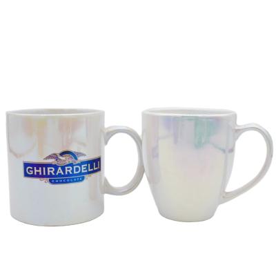 China Viable Promotional Wholesale 20oz Logo Coffee Mug Custom Ceramic Mugs Electroplating Ceramic Mug for sale