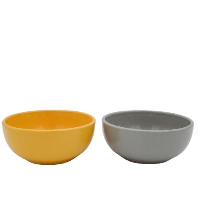 China Custom Viable 5.5 Inch Round Cereal Bowl Soup Ramen Ceramic Bowls Pasta Bowl Used For Family for sale