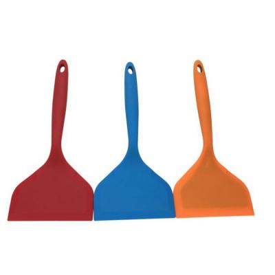 China 2021 Viable Solid Color Silicone Omelet Spatula Hot Selling Silicone Spatula for sale